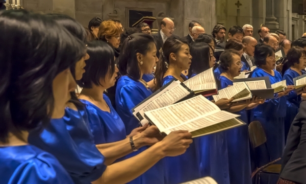 Il concerto con il Fukushima Chor