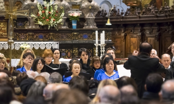Il concerto con il Fukushima Chor
